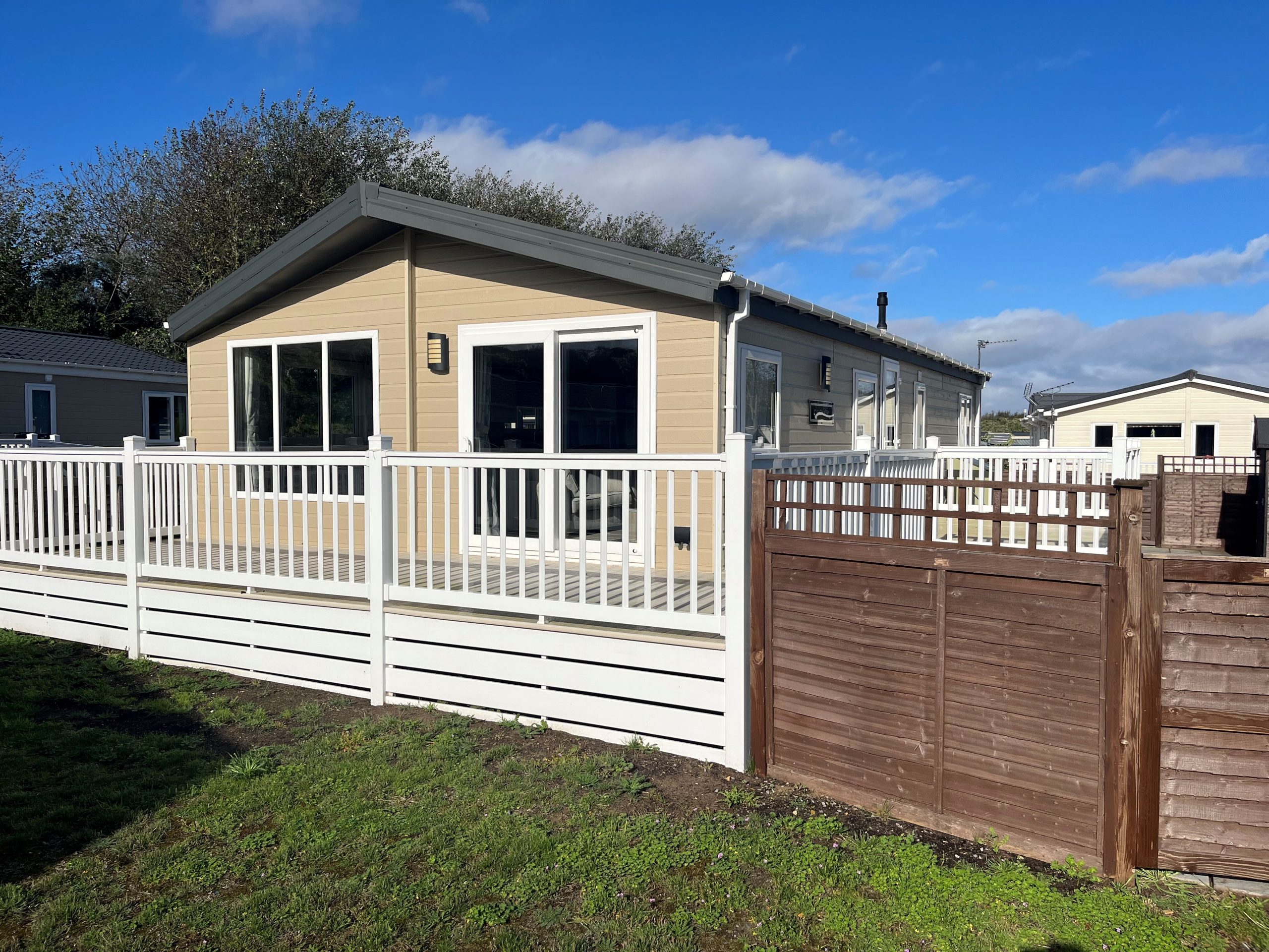 Pre owned lodge landscape